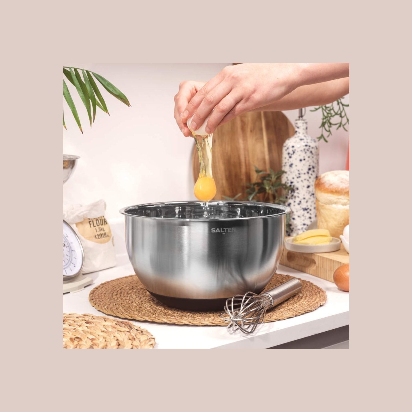 Salter BW14191 Expert 2-Piece Mixing Bowl Set