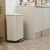 Salter BW14806 Pebble 50L Pedal Bin, Beige