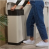 Salter BW14806 Pebble 50L Pedal Bin, Beige