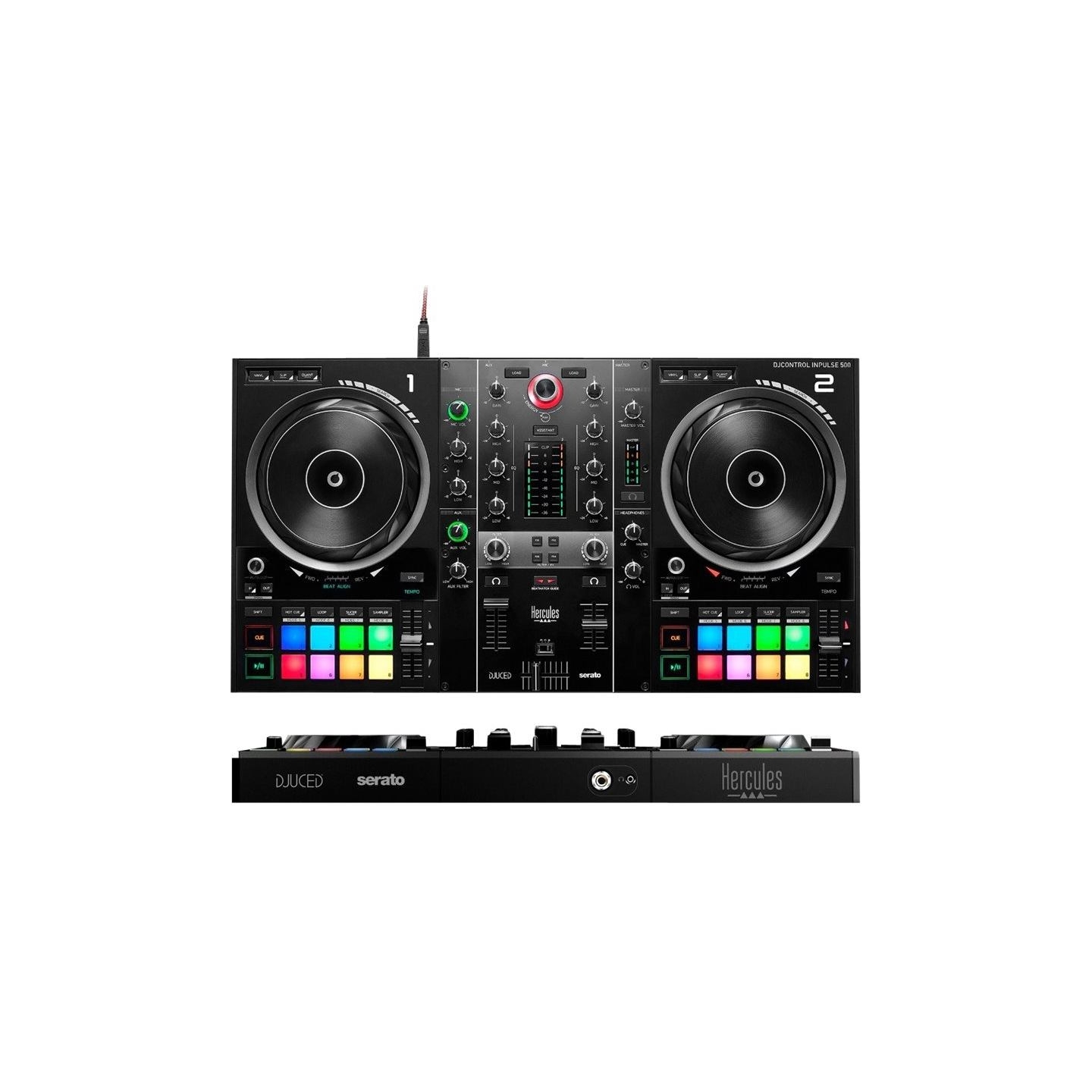 Hercules | DJControl Inpulse 500 | Speakers | USB connectivity