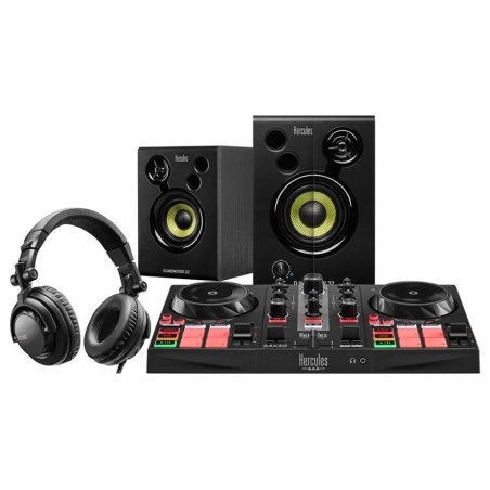 Hercules | DJ Learning Kit MK2 | Speakers | USB connectivity