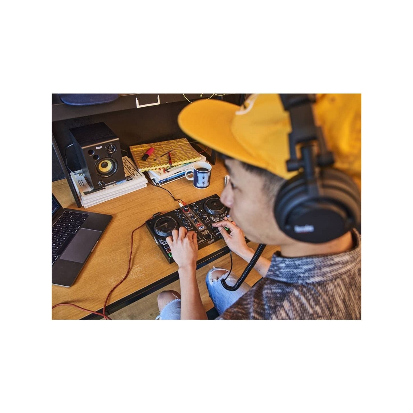 Hercules | DJ Learning Kit MK2 | Speakers | USB connectivity