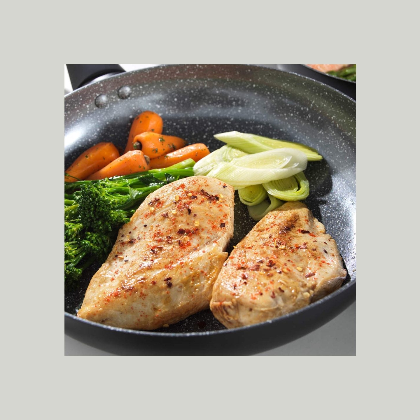 Progress BW12902EU7 Marble Ceramic 24cm Fry Pan
