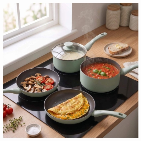 Progress BW14255G Neutrals 5 Piece Pan Set