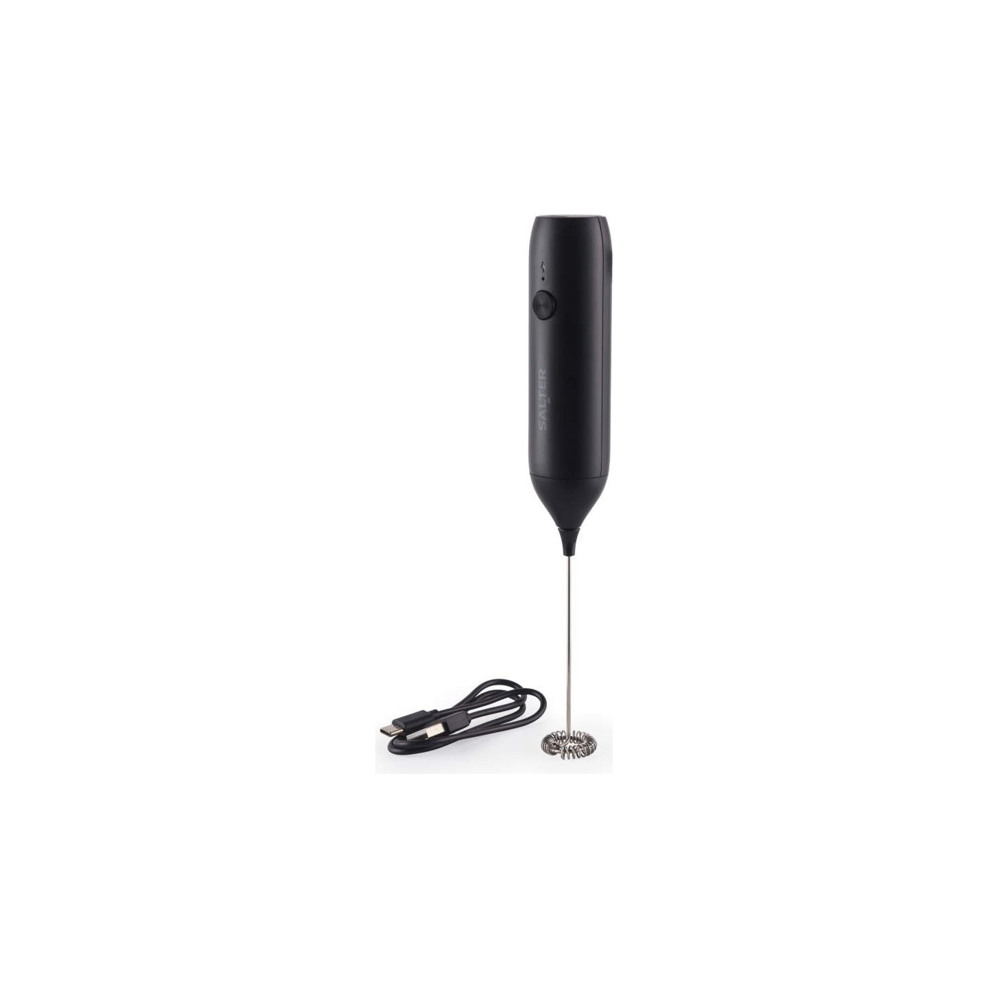 Salter BW14234 Rechargable Milk Frother, Black