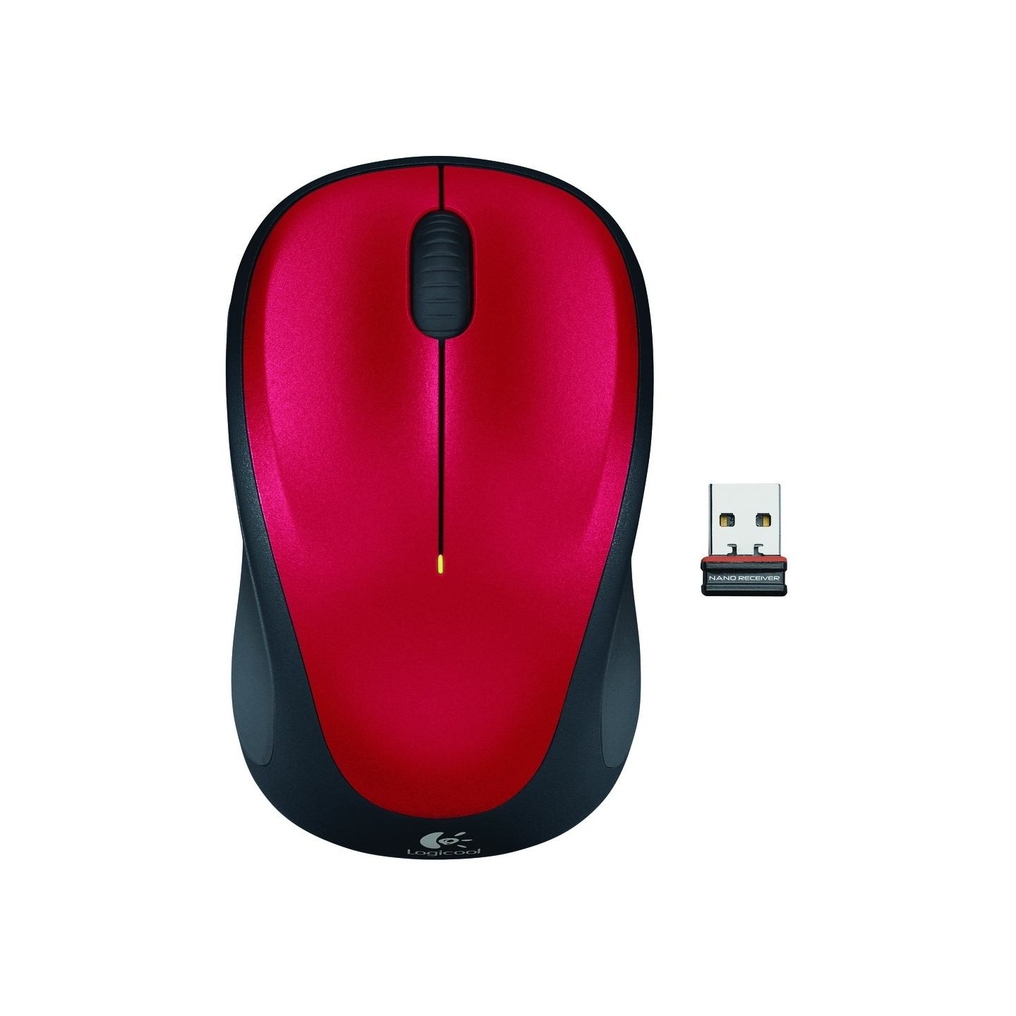 Logitech M235 Wireless Mouse Red / 910-002496