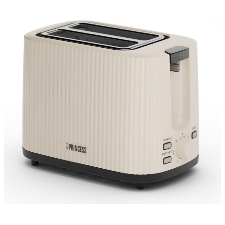 Princess Wave Toaster | 142337 | Power 930 W | Number of slots 2 | Housing material Plastic | Beige