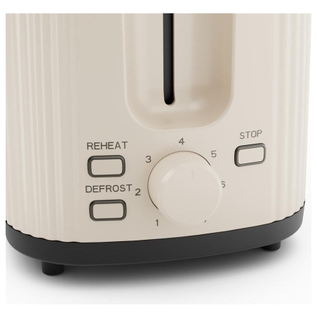 Princess Wave Toaster | 142337 | Power 930 W | Number of slots 2 | Housing material Plastic | Beige