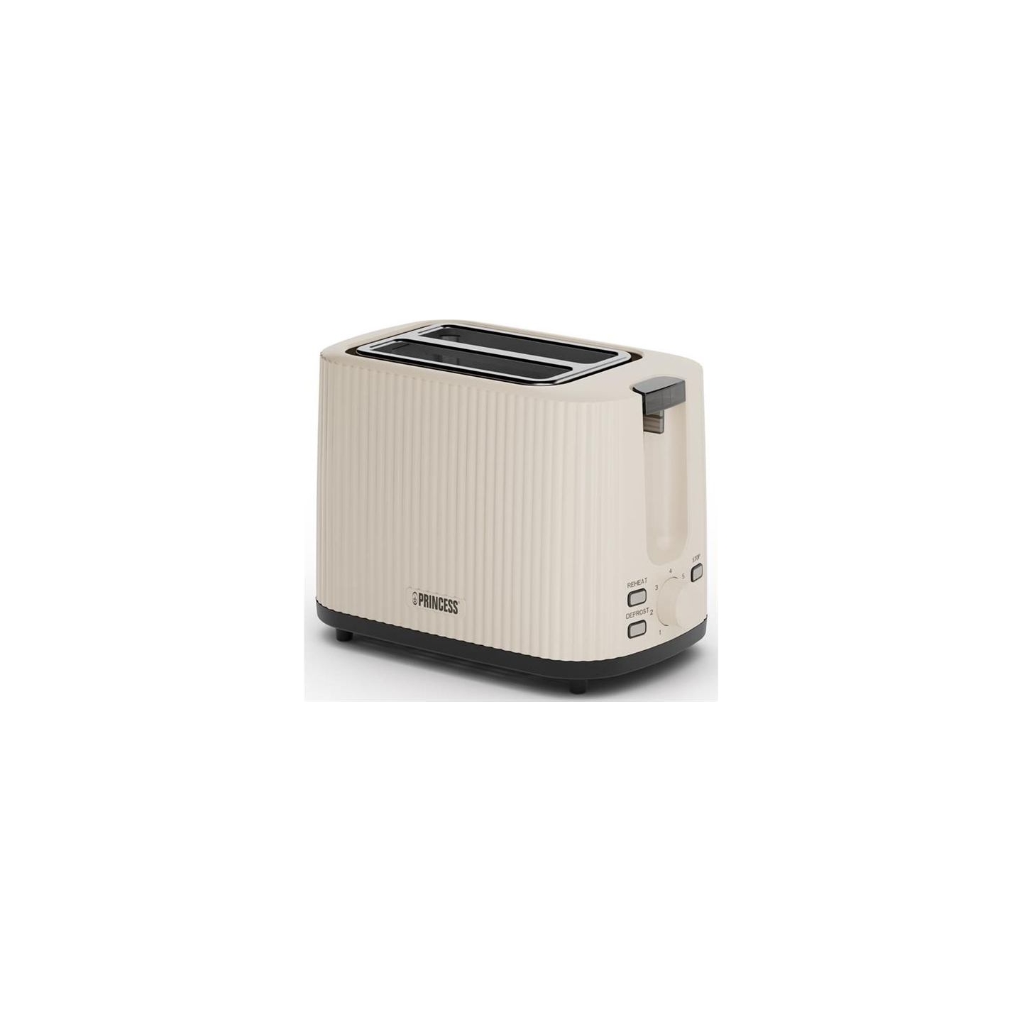 Princess Wave Toaster | 142337 | Power 930 W | Number of slots 2 | Housing material Plastic | Beige
