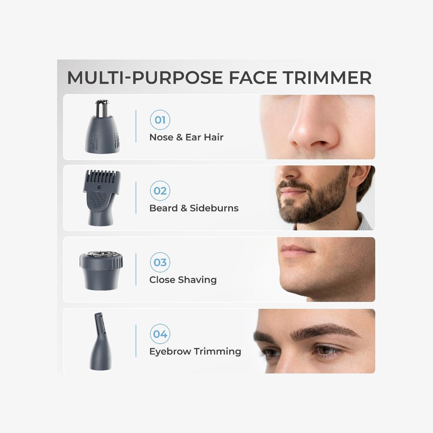 Ray Battler RB 0017 Trimmer Set 4 In 1