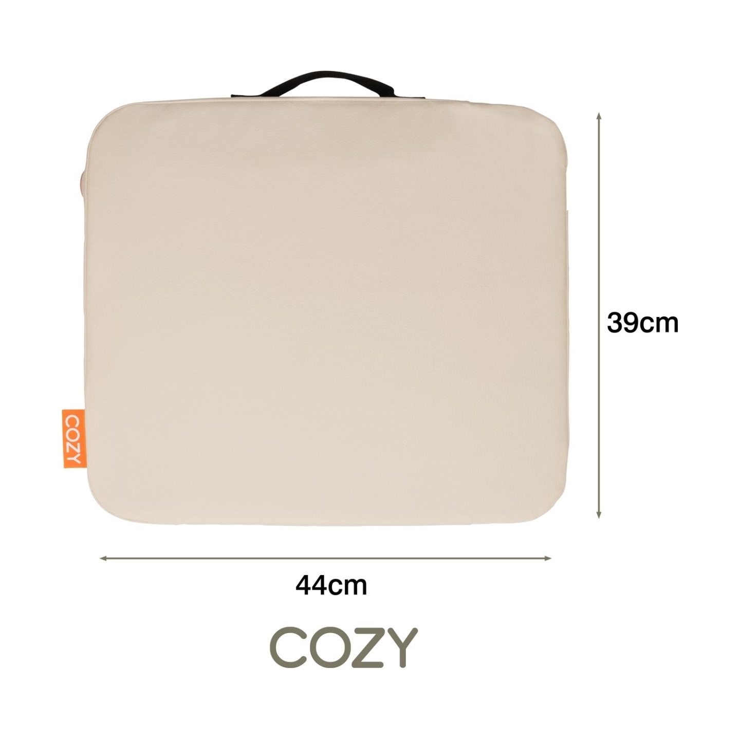 Bodi-Tek COZY Cordless Heated Seat Pad 39 x 44cm,  Beige