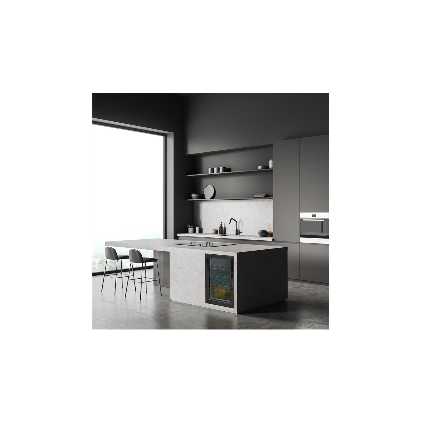 Caso | Barbecue Cooler | S-L | Energy efficiency class F | Free standing | Black
