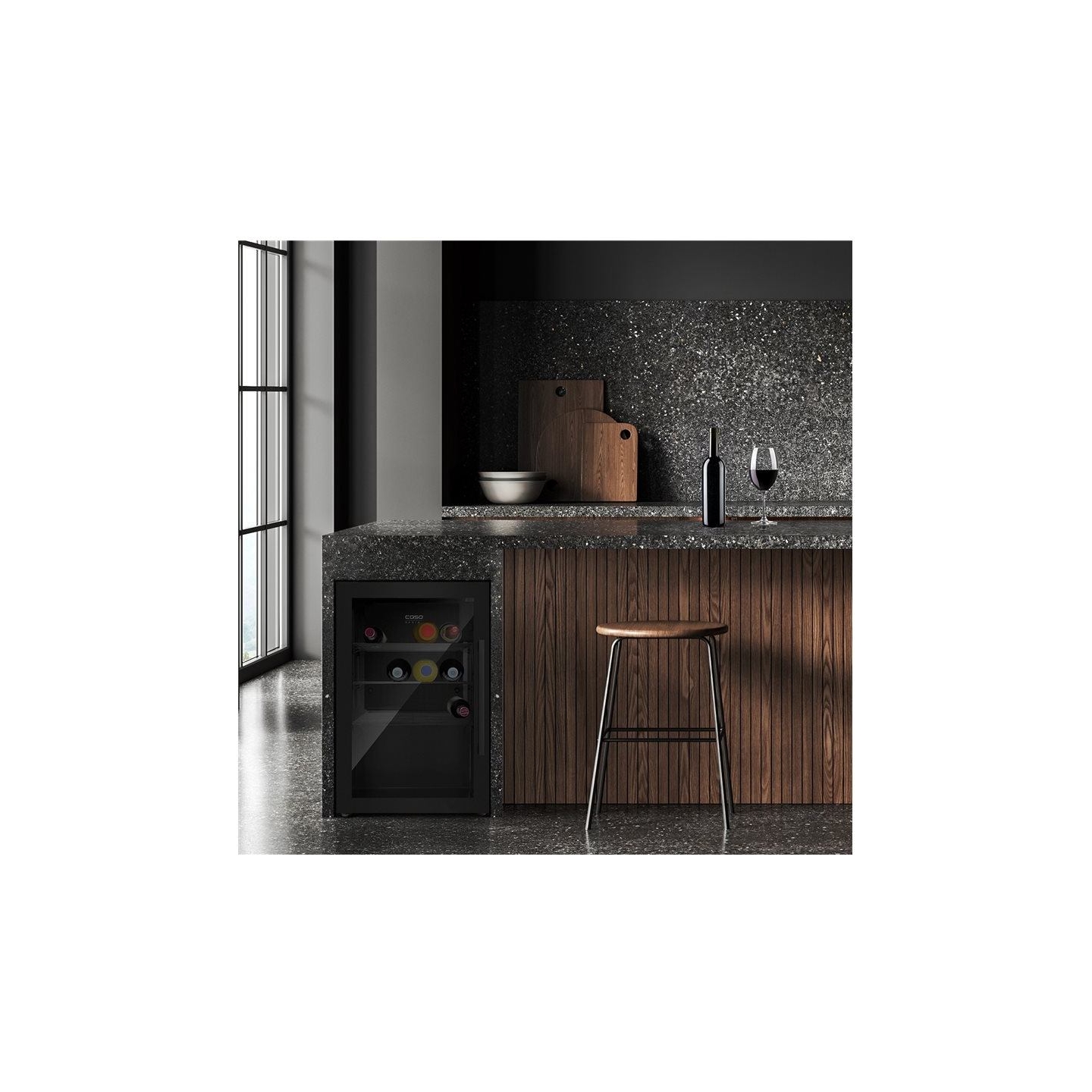 Caso | Barbecue Cooler | S-L | Energy efficiency class F | Free standing | Black