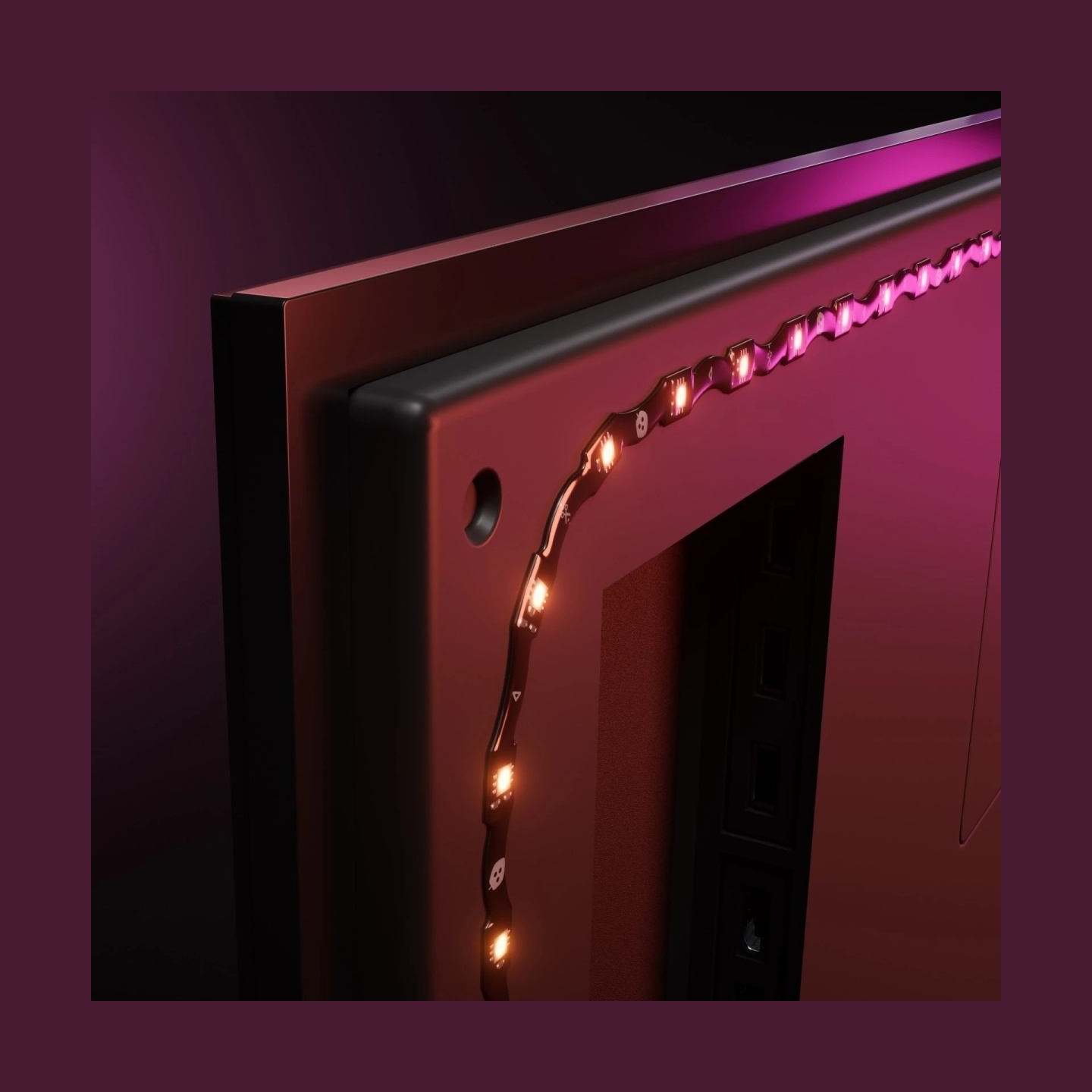 Nanoleaf 4D V2 TV Screen Mirror + Light Strips Kit (for TV & Monitor up to 65'') | 24 W | Multicolor RGB