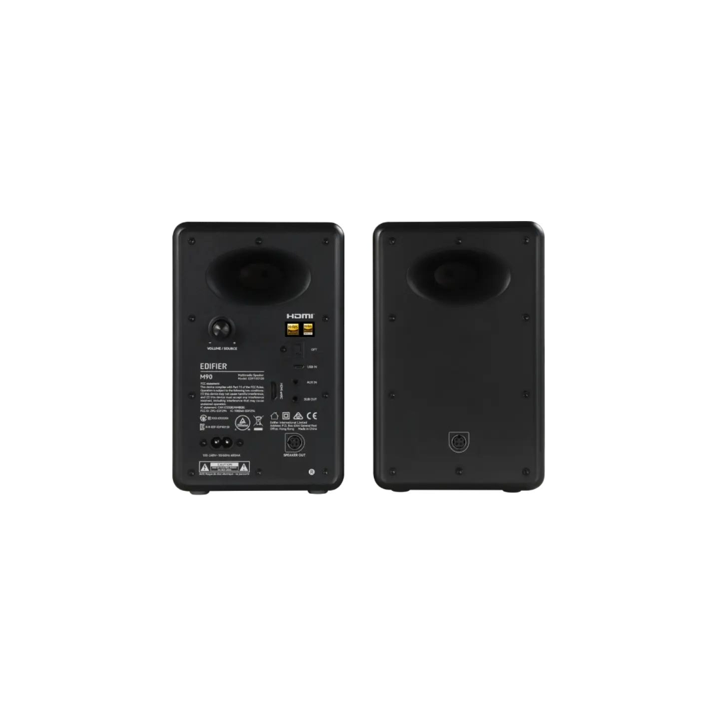 Edifier Compact Active Speaker | M90 | 100 W | Bluetooth | Wireless connection | Black