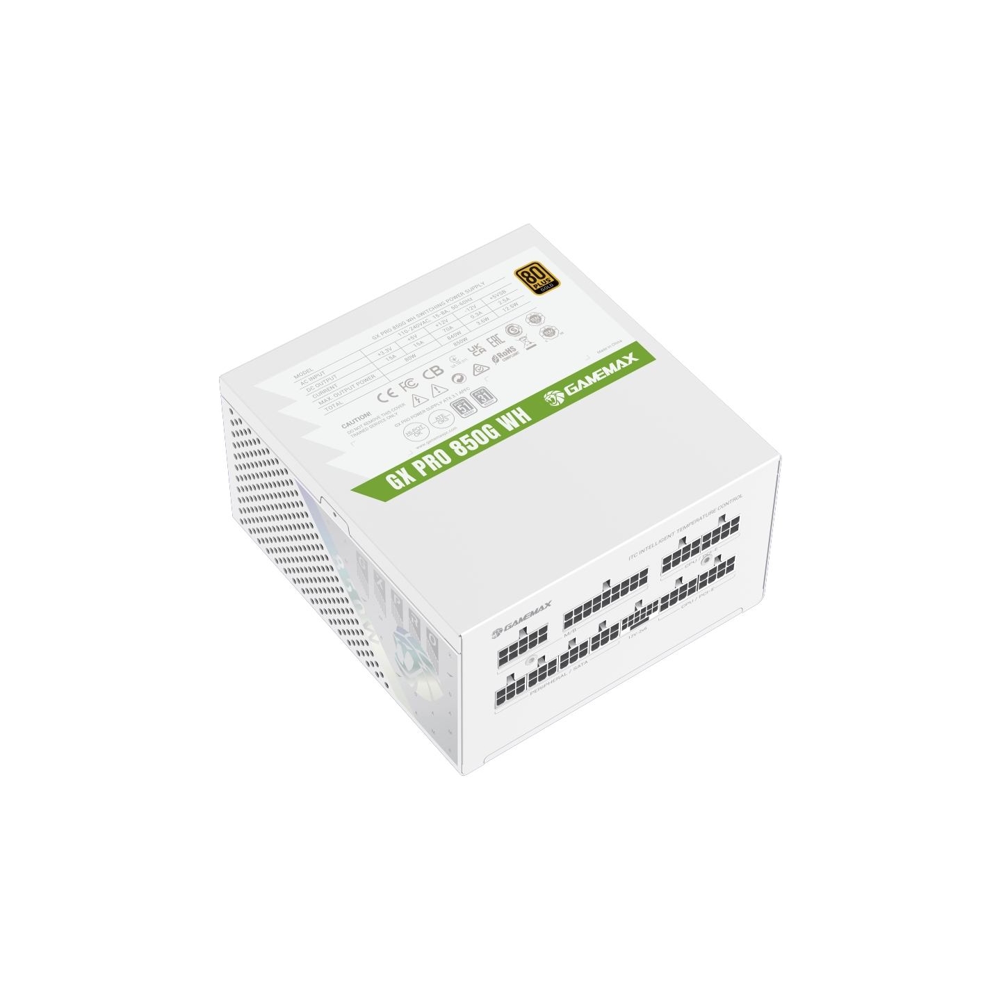 Gamemax PSU | GX PRO 850G WH | 850 W | Gold | Modular