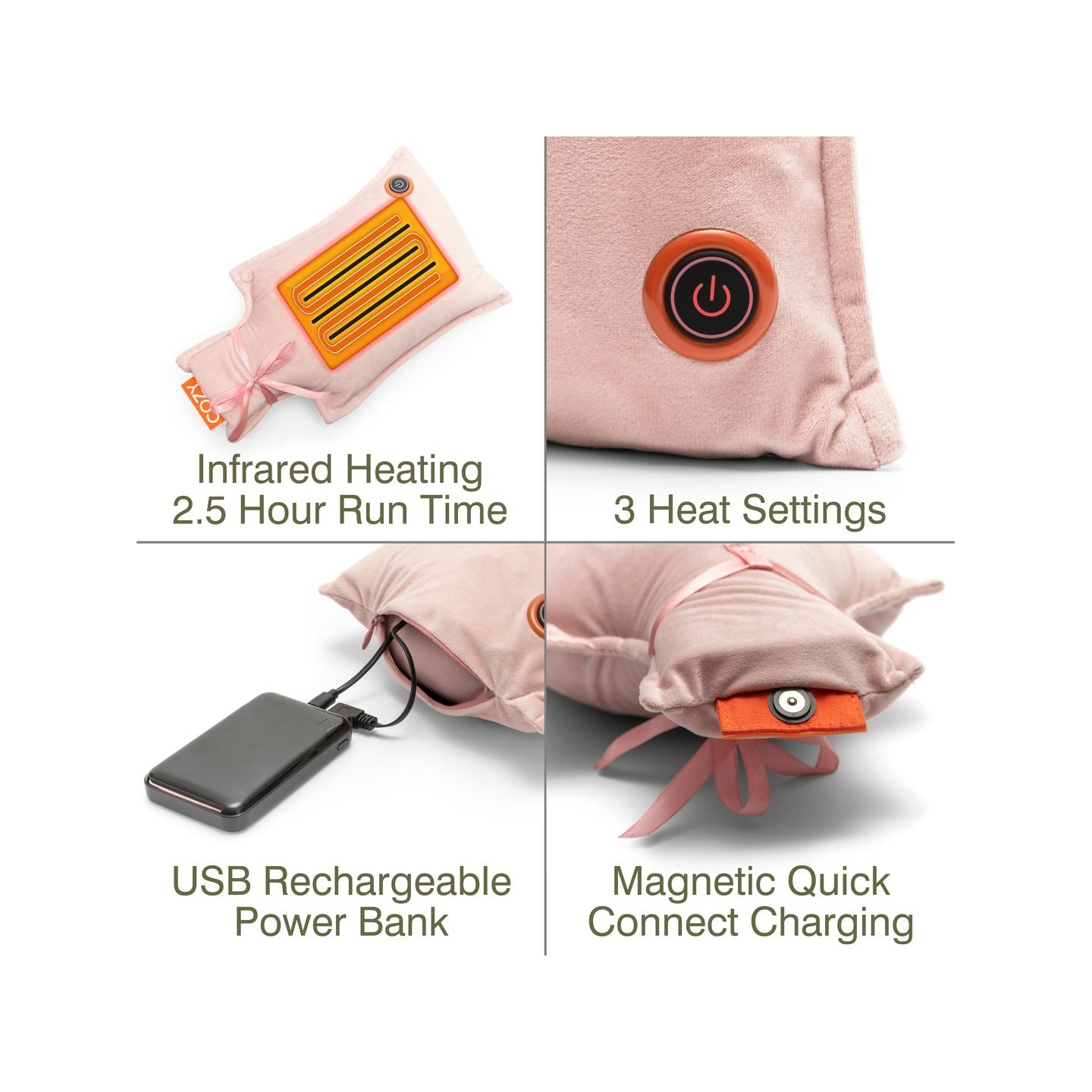 Bodi-Tek COZY Rechergable Hot Water Bottle