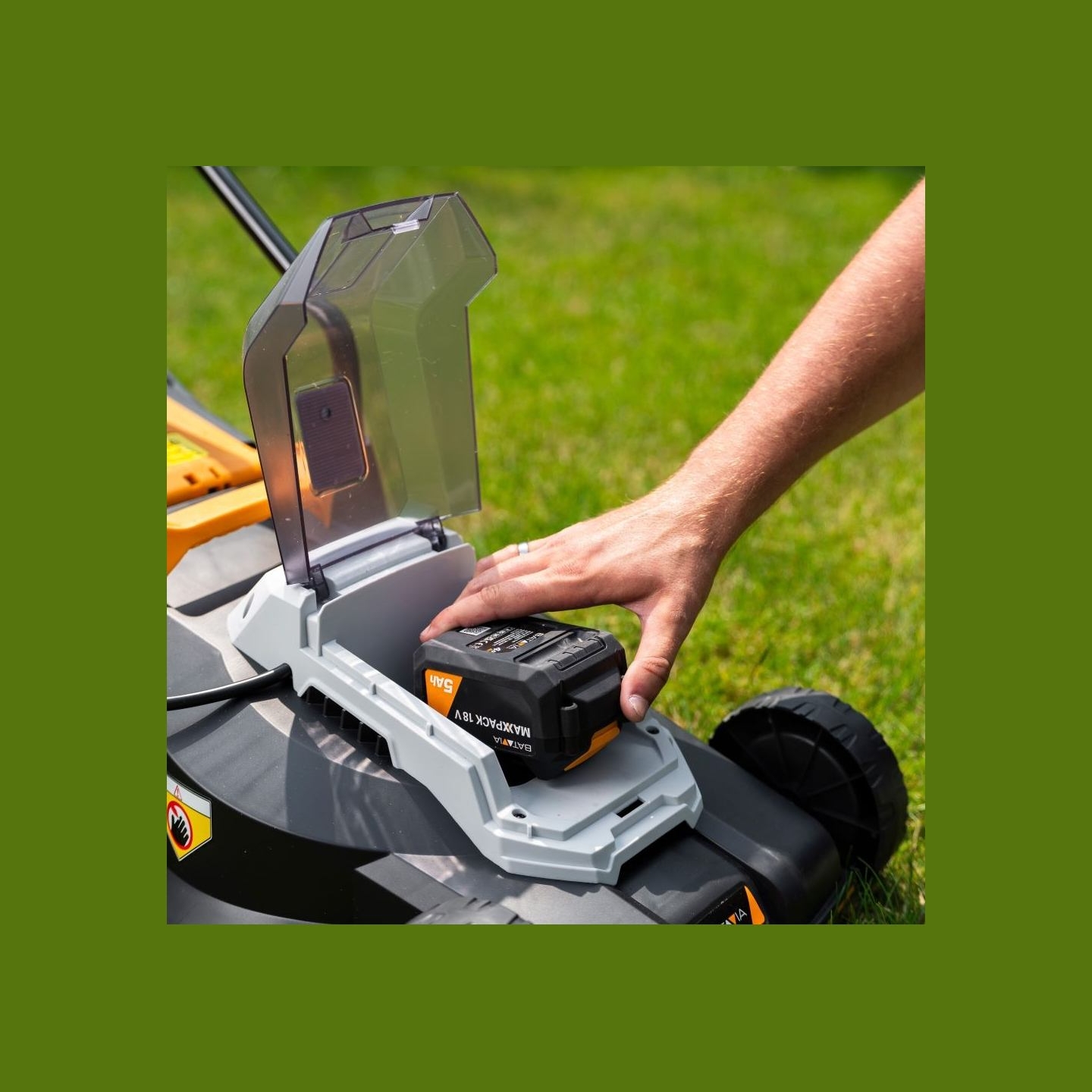 Batavia B.v. 18V Cordless Lawn Mower, 32 cm, Without battery and charger | Mowing Area 200 m²
