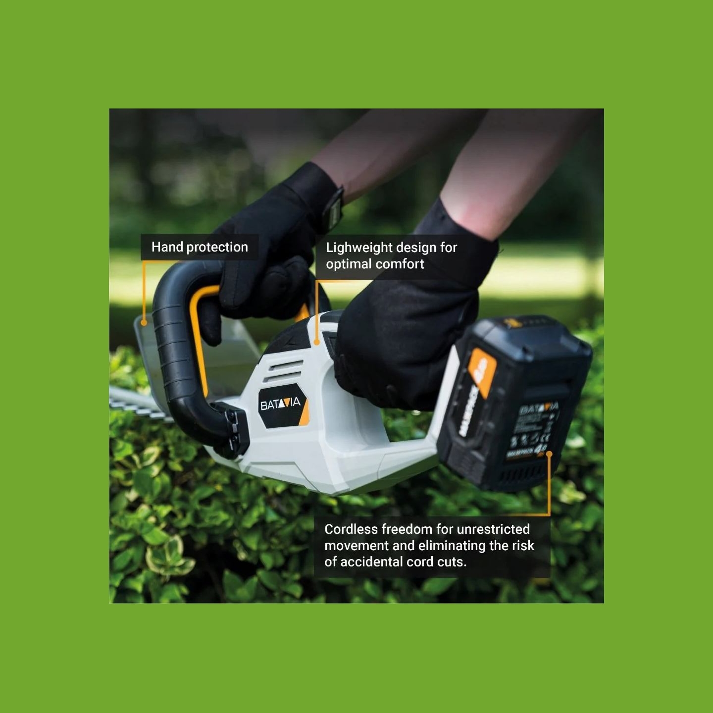 Batavia B.v. 18V Cordless Hedge Trimmer 560mm | Trimmer