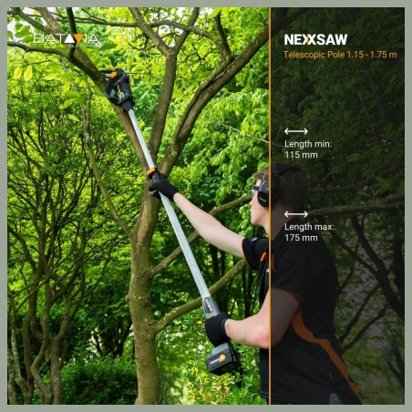 Batavia B.v. 18V Telescopic Pole 1.15-1.75m for 18V Nexxsaw and 18V Nexxcut | Telescopic Pole