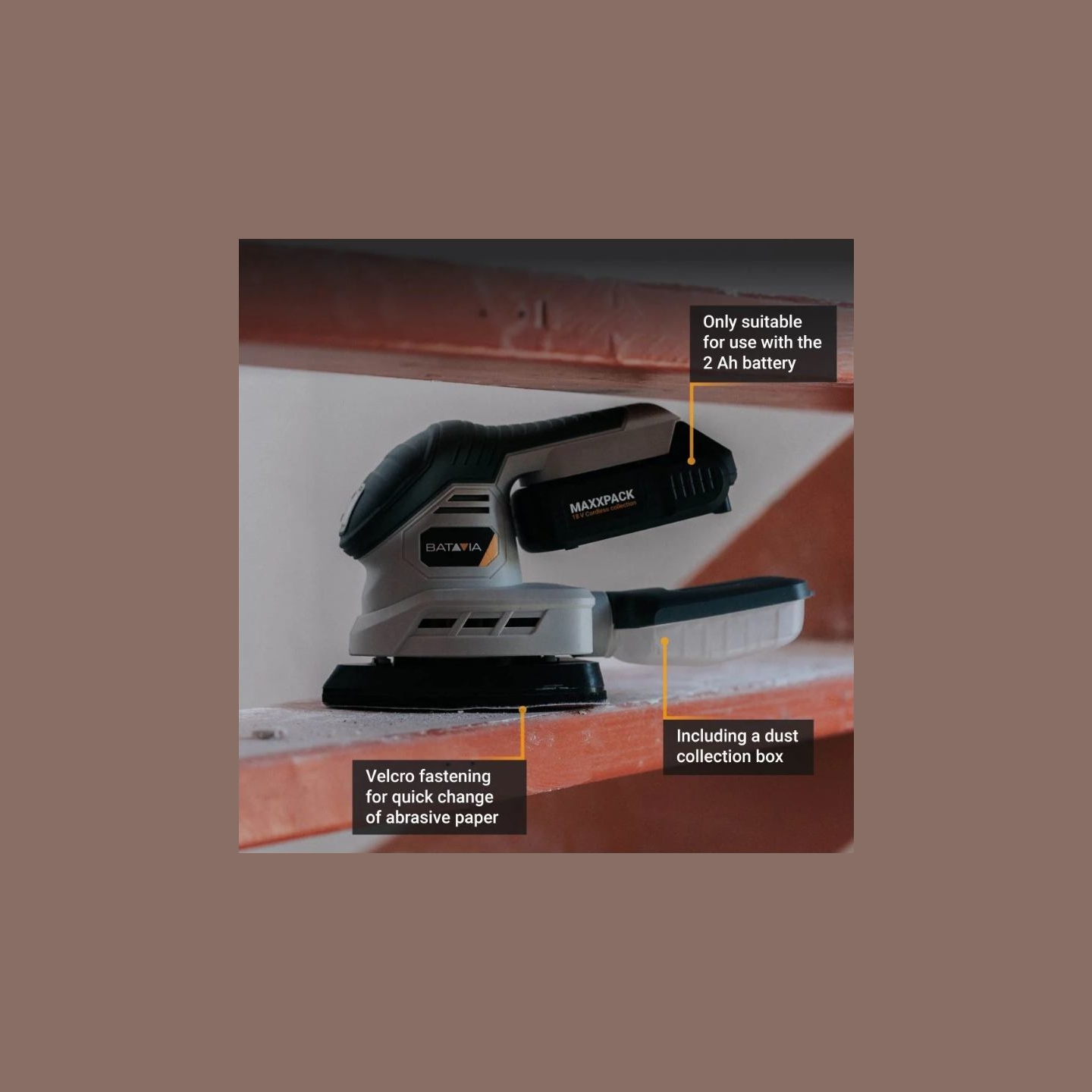 Batavia B.v. 18V Cordless Detail Sander