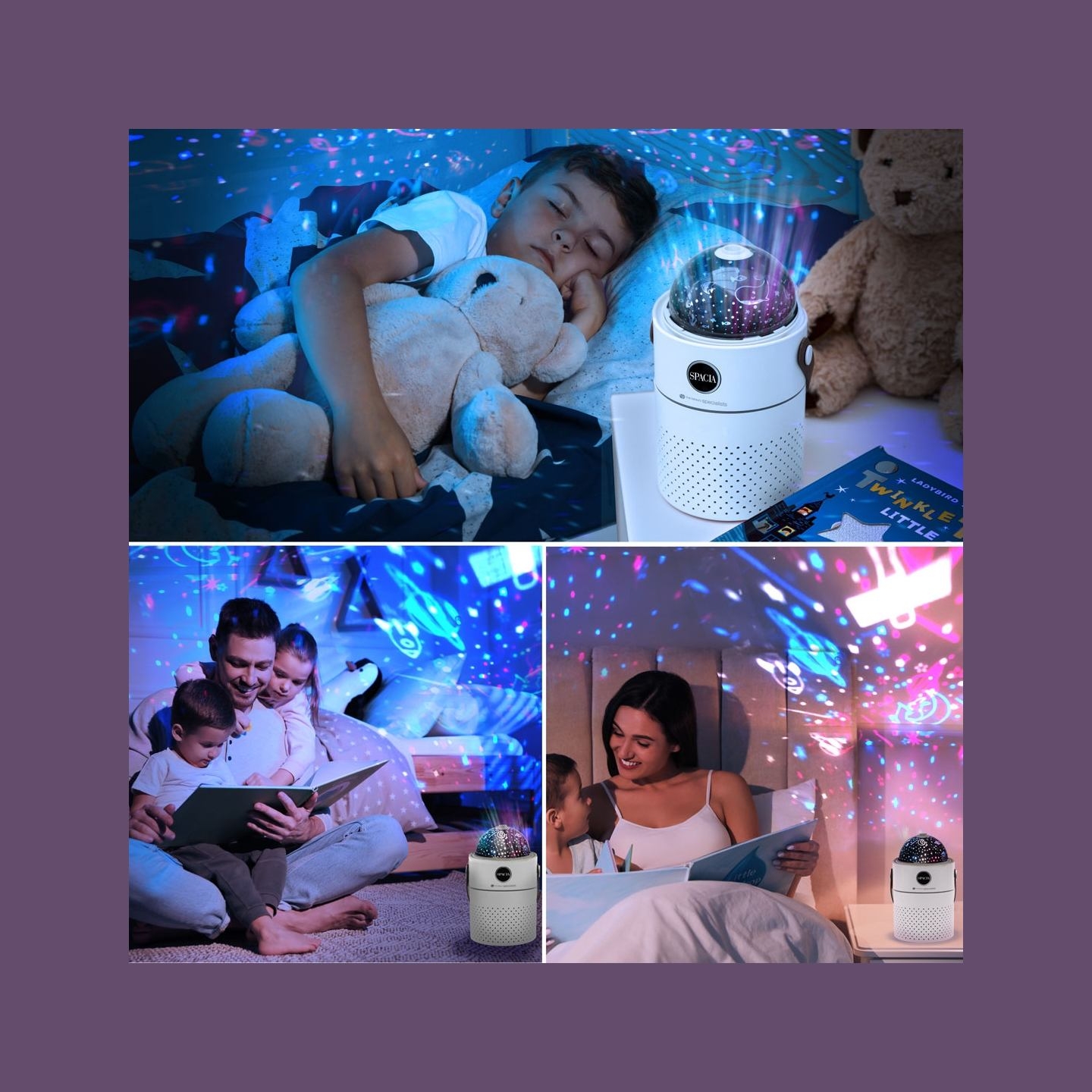 RIO DHSC-EU/1.2 Spacia Humidifer and Night Light Projektor