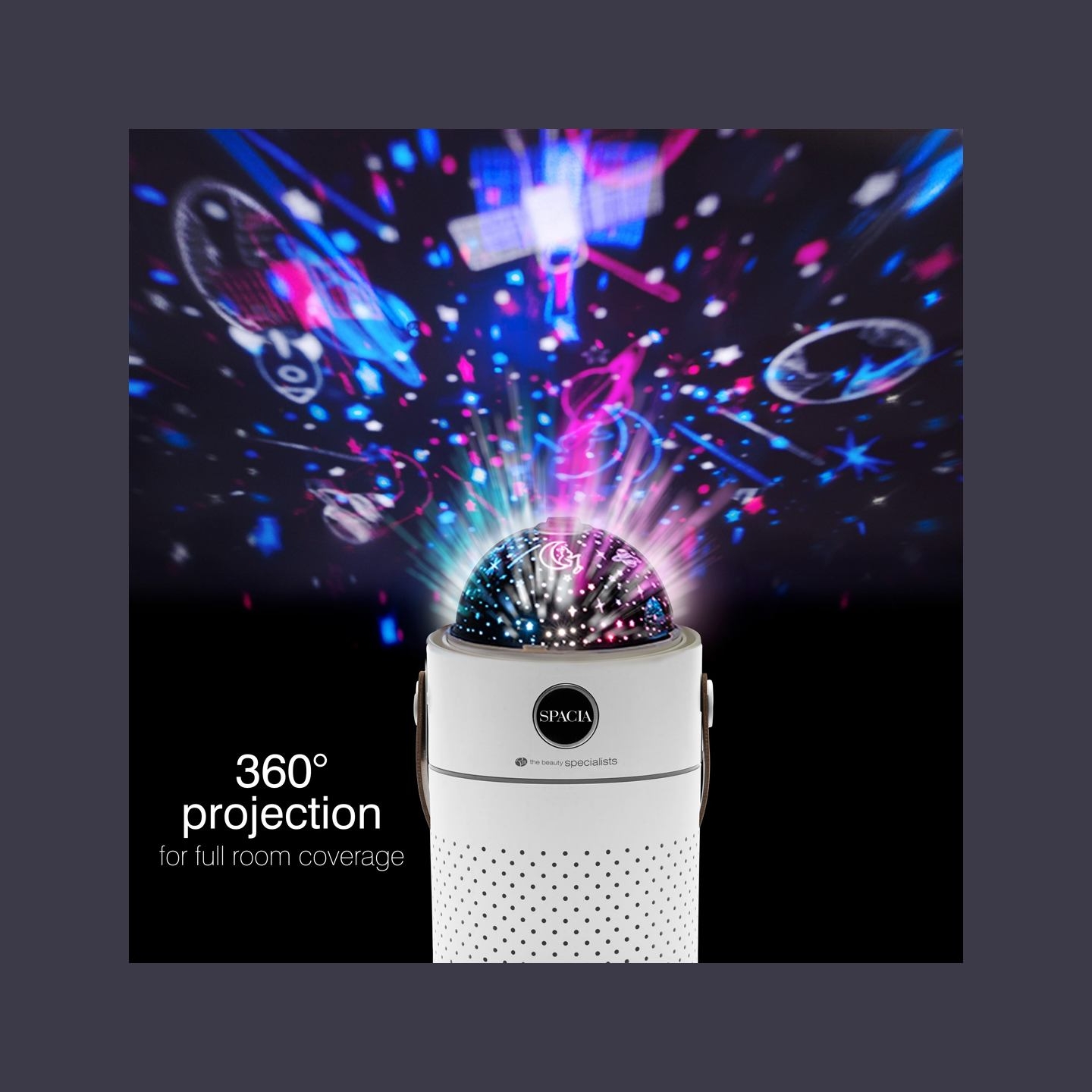 RIO DHSC-EU/1.2 Spacia Humidifer and Night Light Projektor