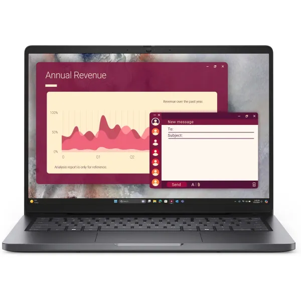 Dell Pro 14 PC14250/C5 120U/16GB/512GB SSD/14.0" FHD+/Integrated/FgrPr/FHD/IR Cam/Mic/WLAN + BT/US Backlit Kb/3 Cell/W11Pro/3yrs