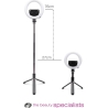 RIO RLRC-EU/1,3 15 cm Glamour Glow Beauty & Vlogging Ring Light