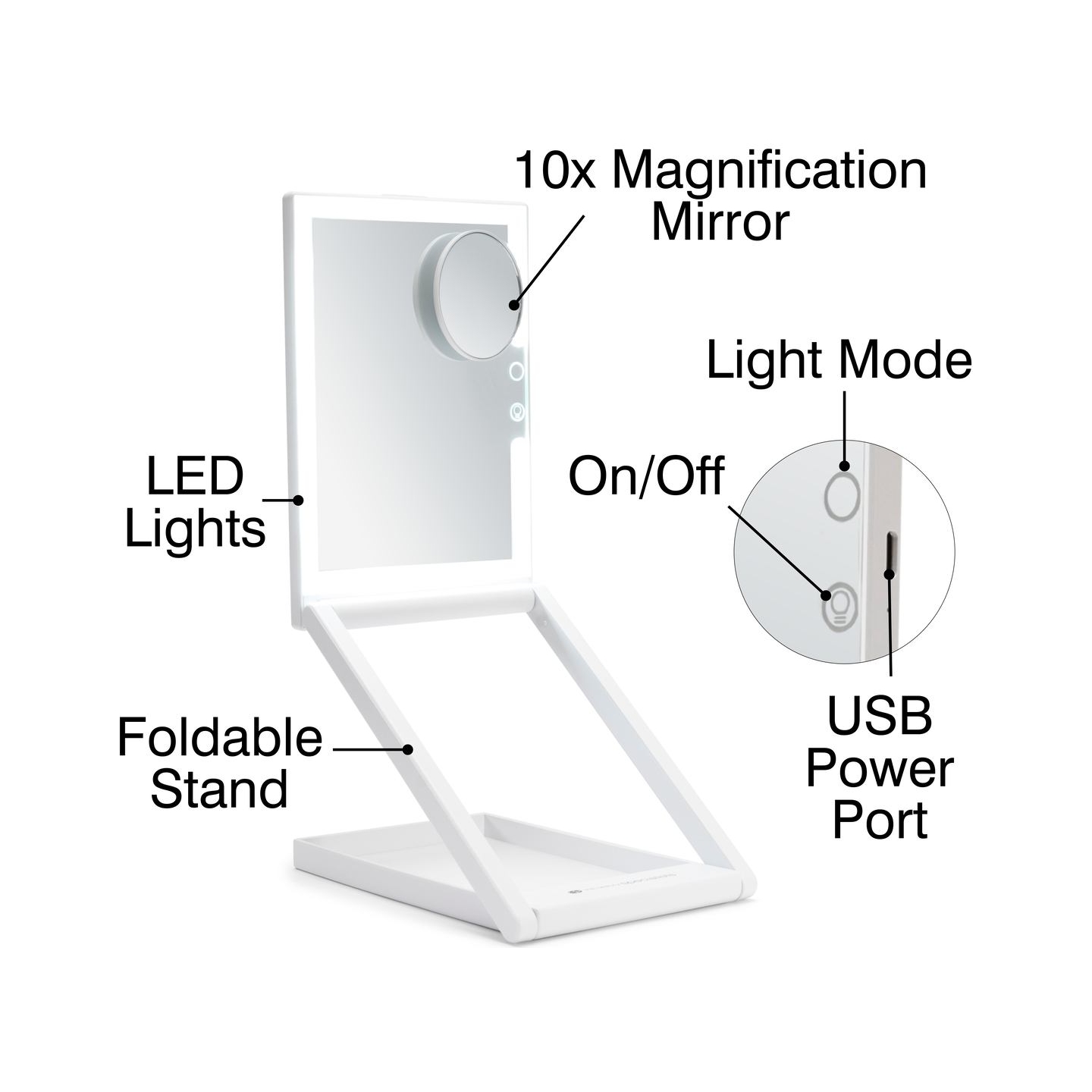 RIO MMAW-EU/1,0 Home and Away Dressing Table Make Up Mirror