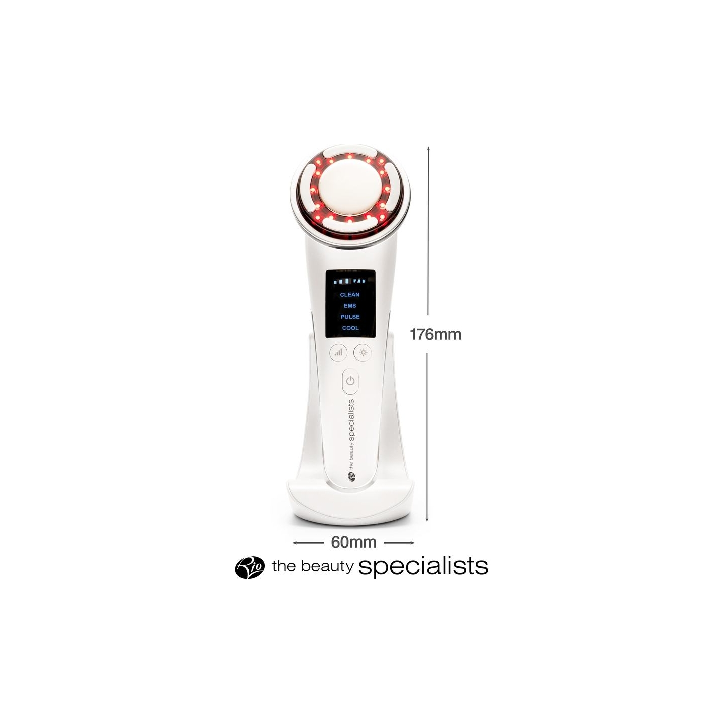 RIO FCTL-TOP-EU/1.0 Facelift & Tone Beauty Spa, 6-In-1 Skincare Tool