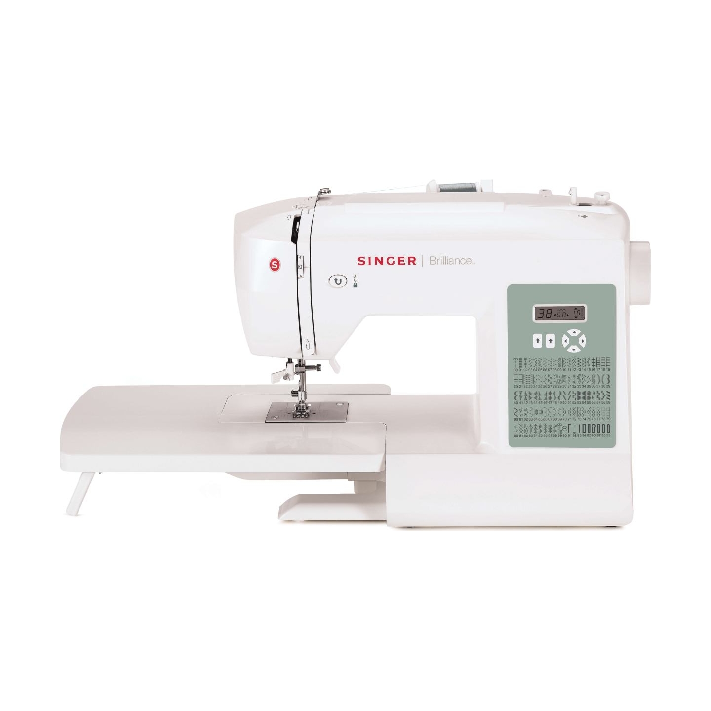 Singer | Sewing Machine | 6199 Brilliance | Number of stitches 100 | Number of buttonholes 6 | White