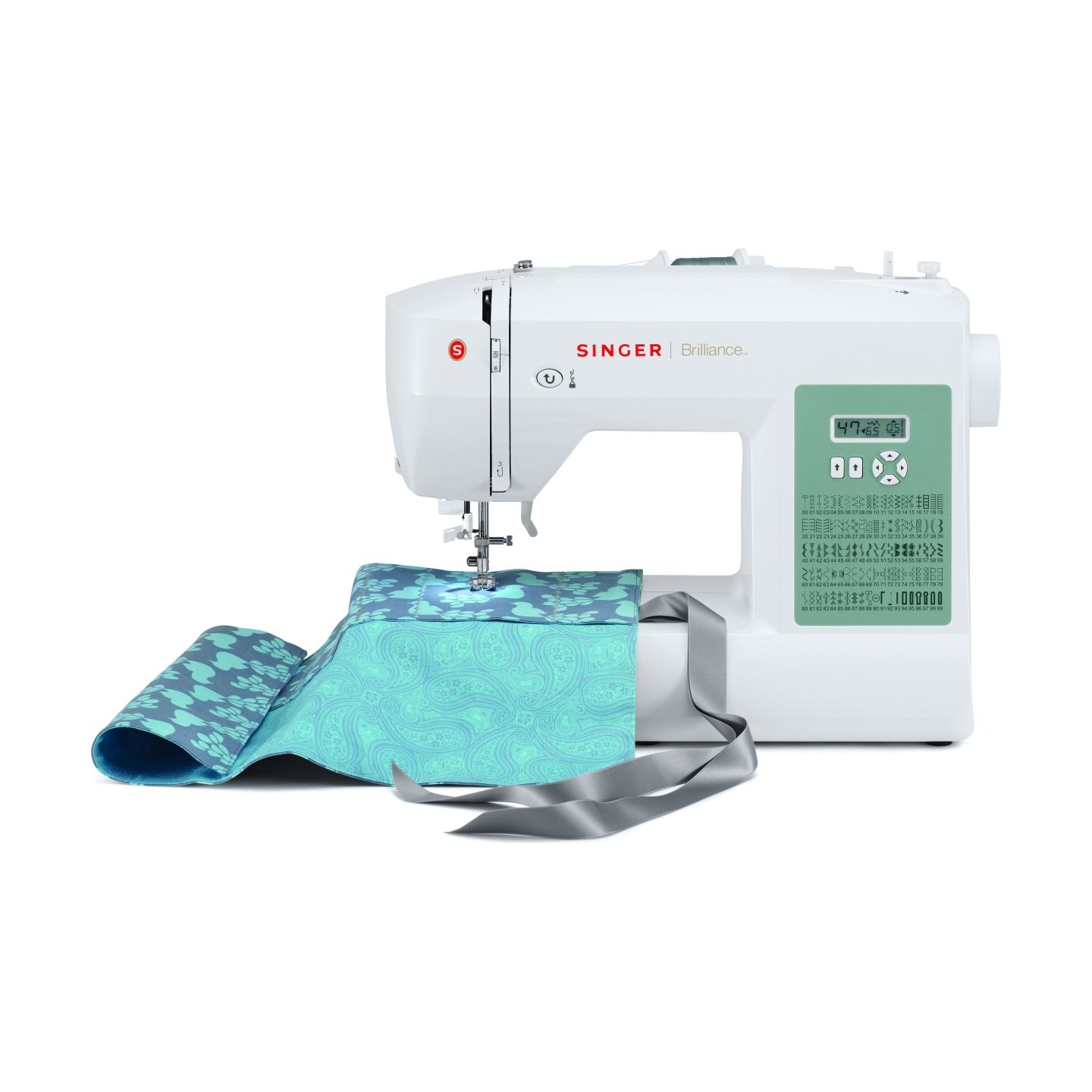 Singer | Sewing Machine | 6199 Brilliance | Number of stitches 100 | Number of buttonholes 6 | White
