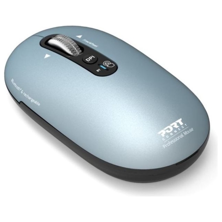Port Connect Mouse | PURE MAC | Wireless | Bluetooth | Pastel Blue