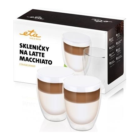 ETA | Latte Macchiato Glasses | ETA418193020 | For coffee | 2 pc(s) | Dishwasher proof