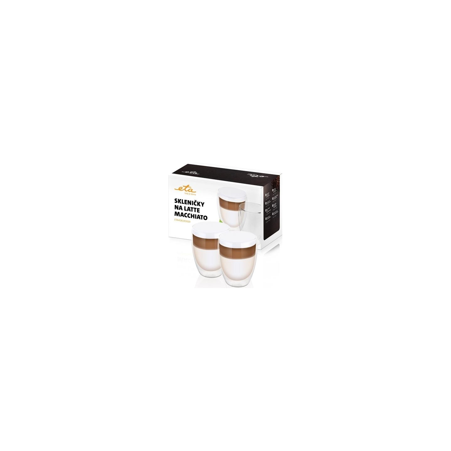 ETA | Latte Macchiato Glasses | ETA418193020 | For coffee | 2 pc(s) | Dishwasher proof