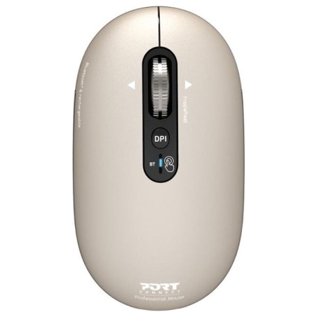 Port Connect Mouse | PURE MAC | Wireless | Bluetooth | Beige Perle