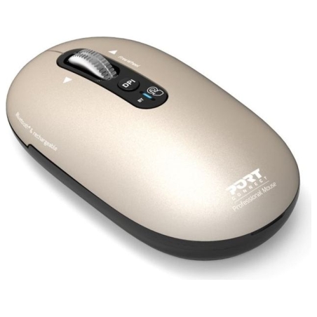 Port Connect Mouse | PURE MAC | Wireless | Bluetooth | Beige Perle