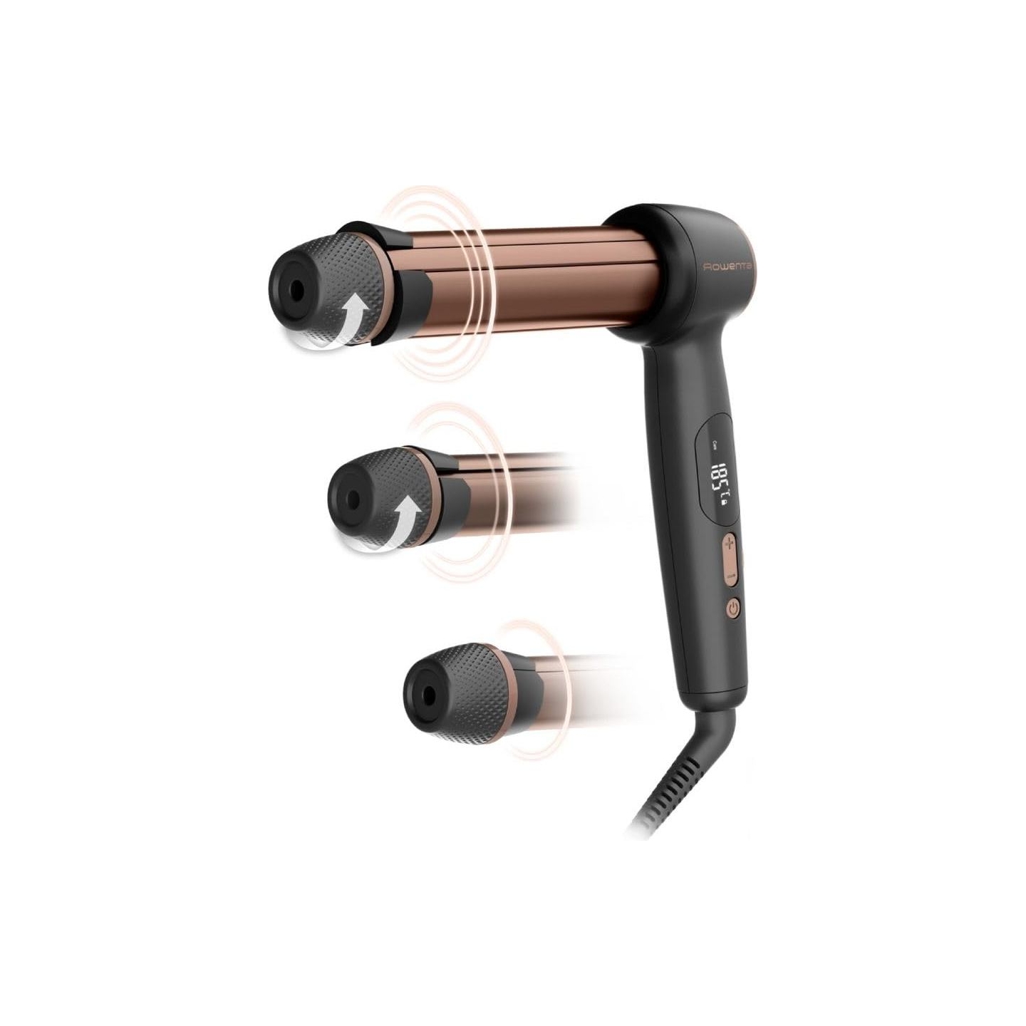 Rowenta CF4620E0 | Twist Curl Curling Iron | Ceramic heating system | Ion conditioning | Barrel diameter 27, 32. 38 mm | Tempera