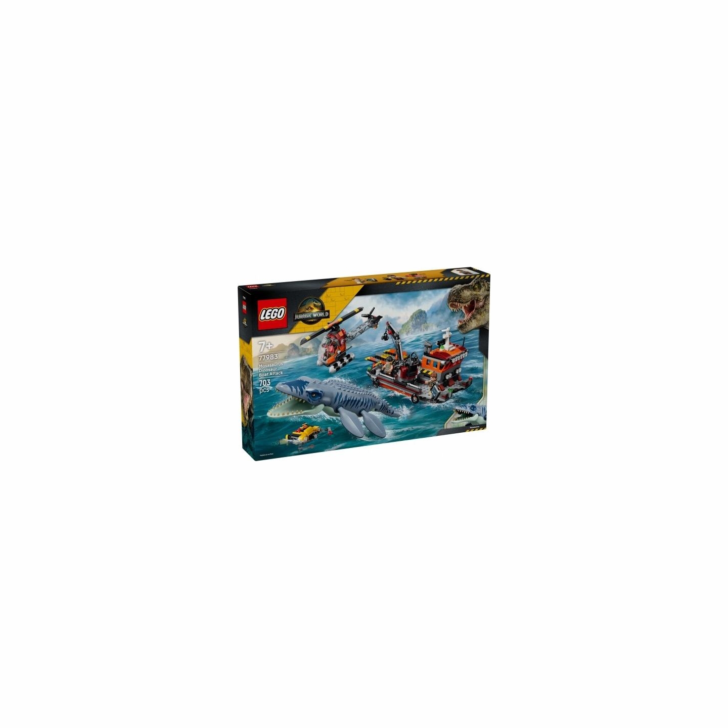 Lego Jurassic World 77983 Mosasaurus Dinosaur Boat Attack