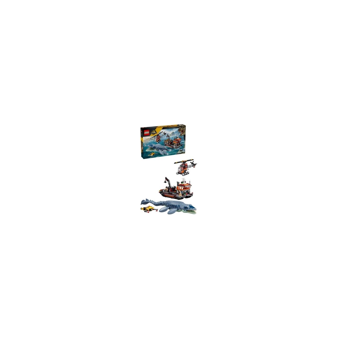 Lego Jurassic World 77983 Mosasaurus Dinosaur Boat Attack