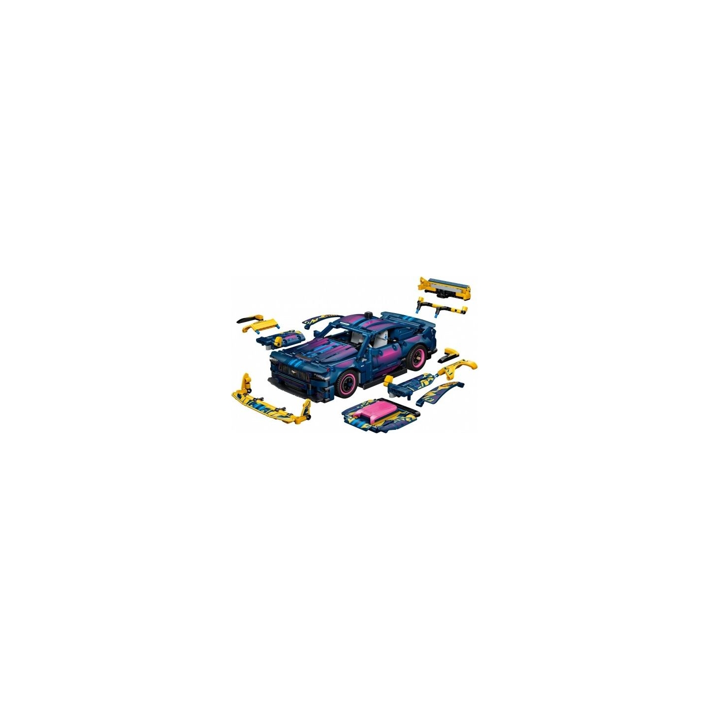 Lego Bricks Technic 42236 Custom Garage Ford Mustang GT Car