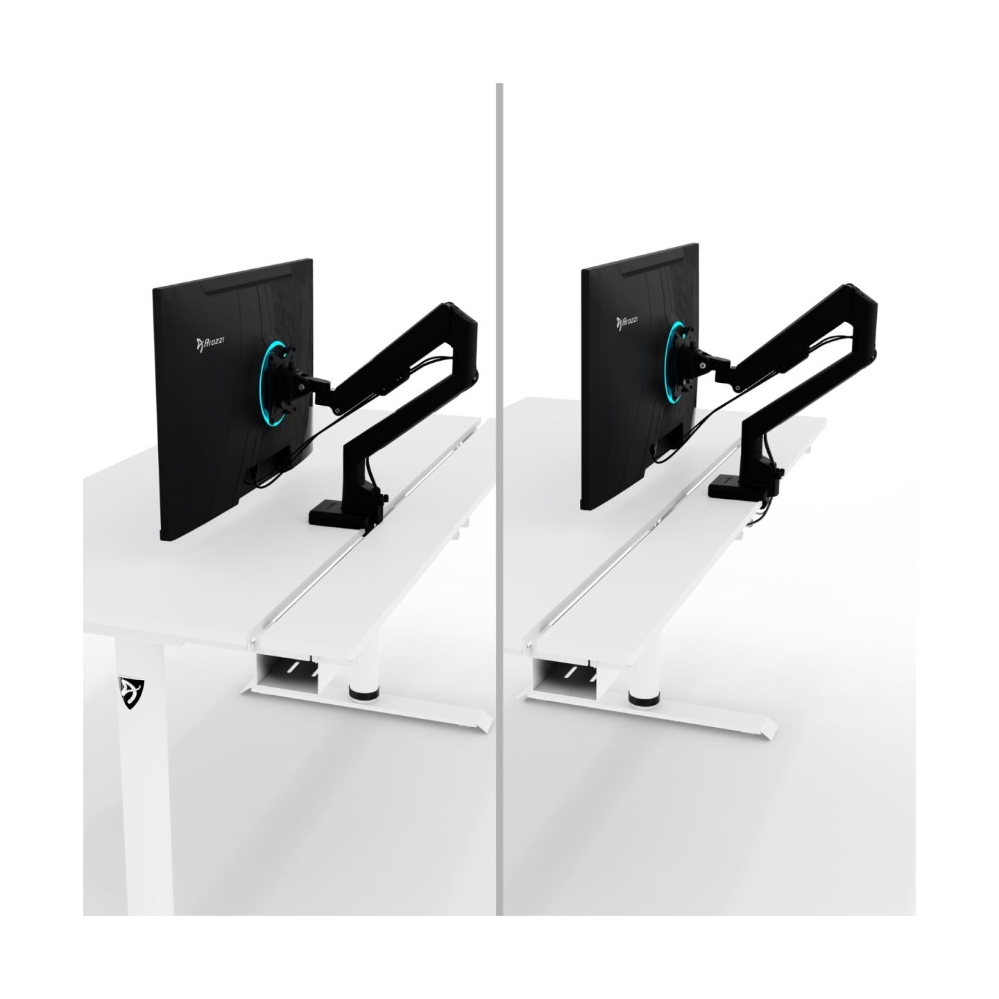 Arozzi Electric Standing Desk | Arena Nordico | White