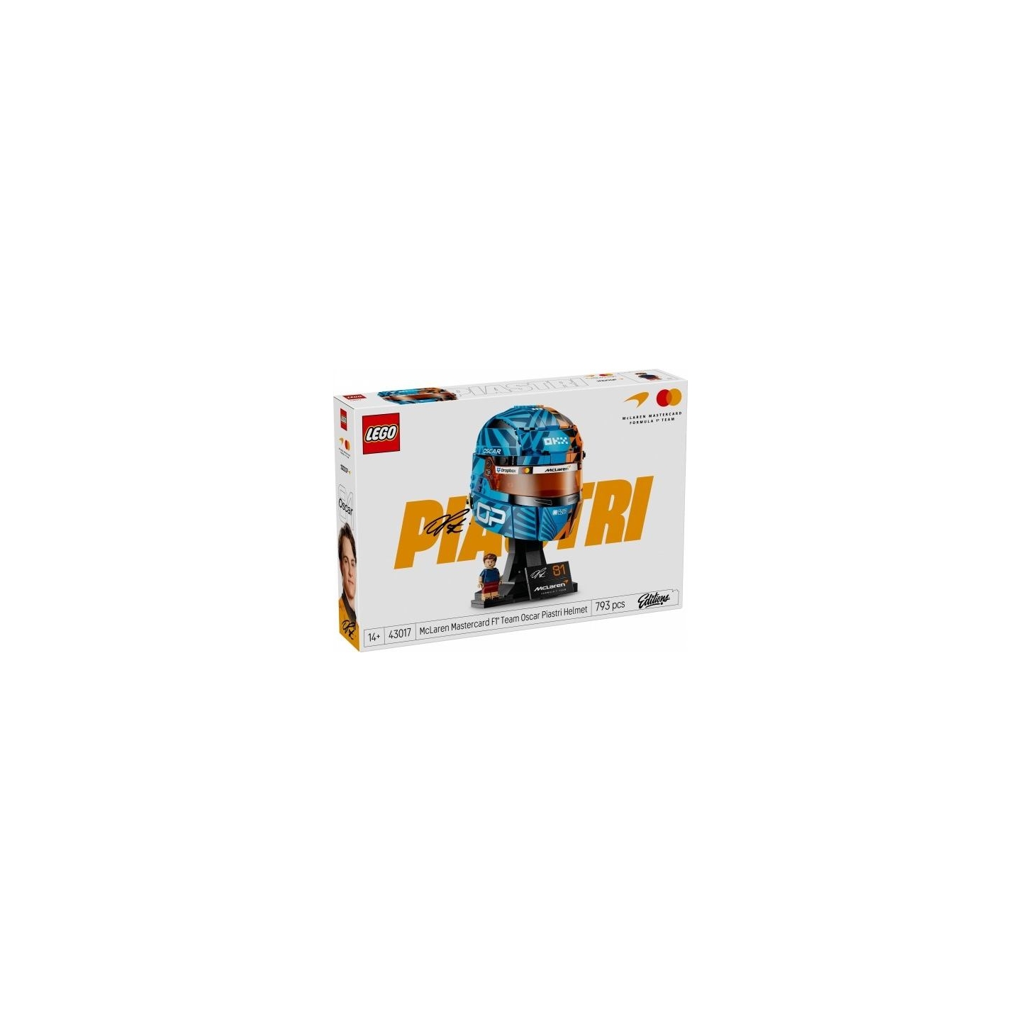 Lego Editions 43017 McLaren Oscar Piastri Helmet