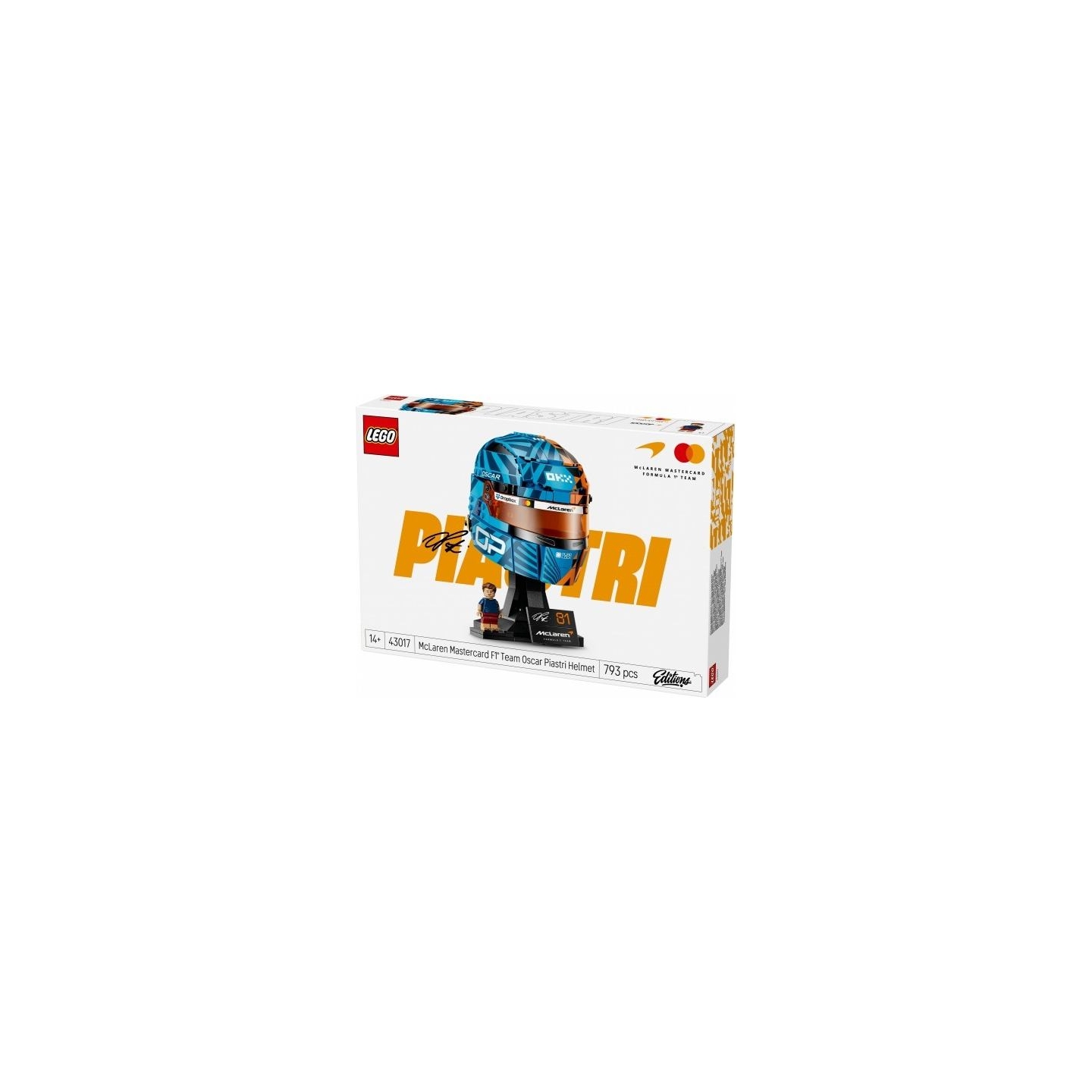 Lego Editions 43017 McLaren Oscar Piastri Helmet