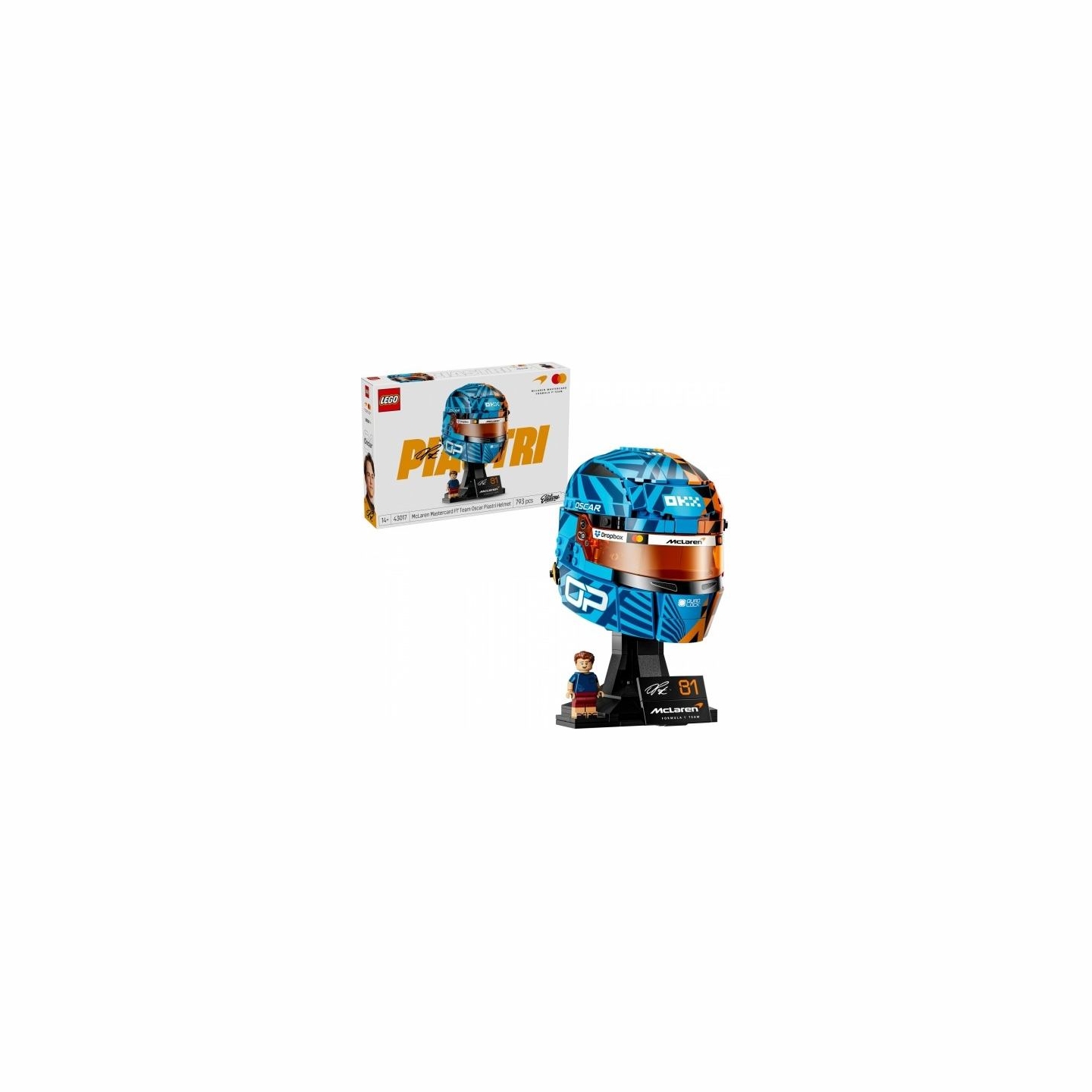 Lego Editions 43017 McLaren Oscar Piastri Helmet