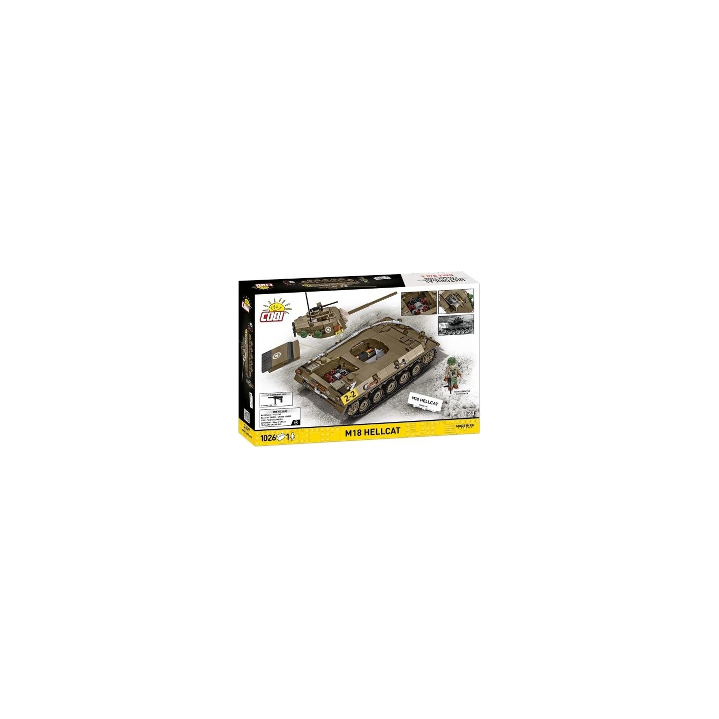 Cobi Klocki Blocks M18 Hellcat 1026 blocks