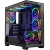 Modecom PC CASE STELLAR 8F ARGB 10 BLAC
