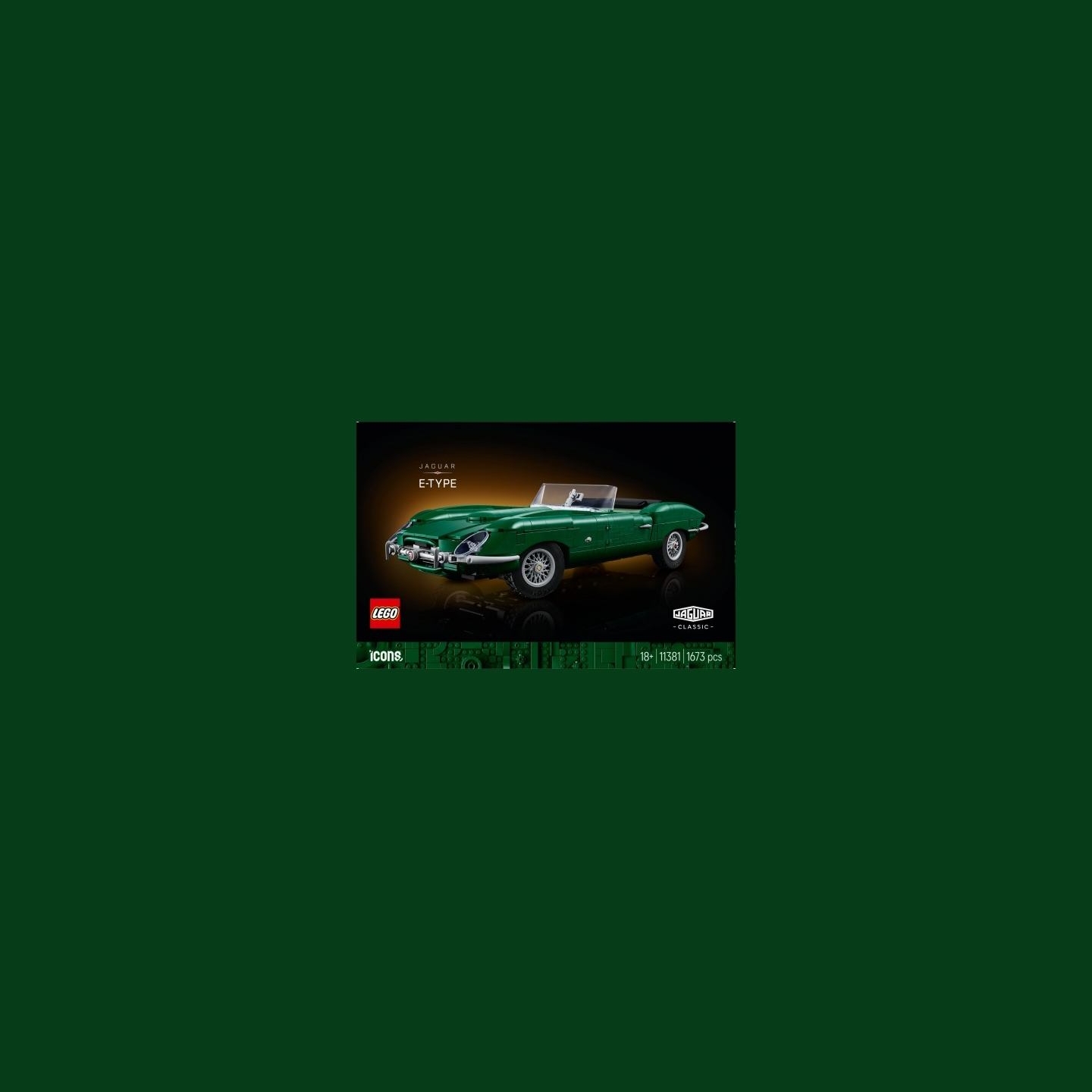 Lego Bricks Icons 11381 Jaguar E-Type