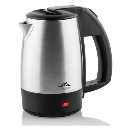 ETA | Kettle | ETA618890010 Holiday | Electric | 1000 W | 0.5 L | Stainless steel | Black/Stainless steel